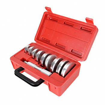 Набор оправок для запрессовки сальников и подшипников, 10 предметов, A01628