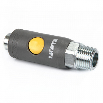 Пневматический разъем, быстросъемный, двухкомпонентный, с предохранителем 1/2" внешняя резьба, SR40PM