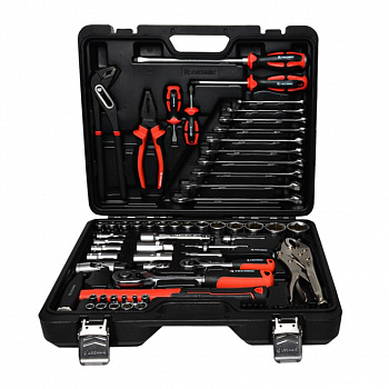 Набор ручных инструментов RUNTEC TECHNIC 72 предмета 1/2", 1/4", RT-HT72T