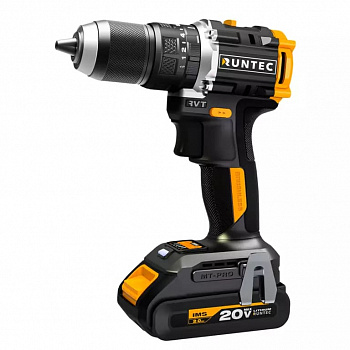 Дрель-шуруповерт ударная аккумуляторная RUNTEC PRO 13 мм, 20В, 2*2Ач, 60Нм, RT-ID223 Дрель-шуруповерт ударная аккумуляторная RUNTEC PRO 13 мм, 20В, 2*2Ач, 60Нм, RT-ID223