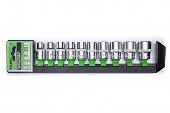 Набор головок 6 гр 1/2 10 предметов (10-22мм), AT55934 Набор головок 6 гр 1/2 10 предметов (10-22мм), AT55934