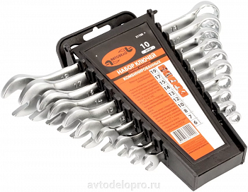 набор комбинир.ключей АвтоDело 10шт.(холдер), 31100