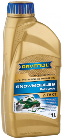 Масло для 2-Такт снегоходов RAVENOL Snowmobiles Fullsynth. 2-Takt (1 л) new, 1151310-001-01-999