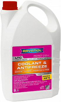 Антифриз готовый к прим. лила RAVENOL LTC Lobrid Technology Coolant Premix -40° C12++ (5 л), 1410126-005-01-999 Антифриз готовый к прим. лила RAVENOL LTC Lobrid Technology Coolant Premix -40° C12++ (5 л), 1410126-005-01-999