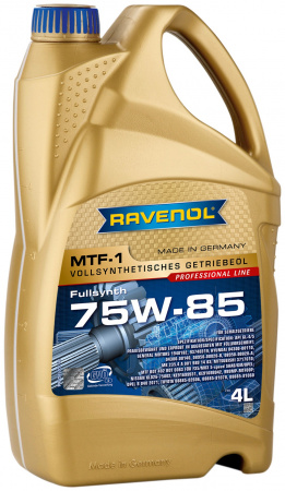 Трансмиссионное масло RAVENOL MTF-1 SAE 75W-85 (4л) new, 1221102-004-01-999