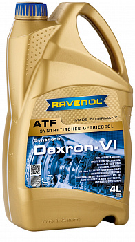 Трансмиссионное масло RAVENOL ATF Dexron VI ( 4л) new, 1211105-004-01-999
