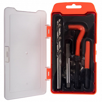 Набор для восстановления резьбы М12х1,25, 15 предметов, кейс AFFIX, AF35212125C